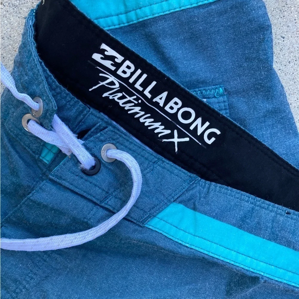 Men's Billabong Board Shorts Multicolor Floral 36 Cotton Blend Beach Surf Swim‎
